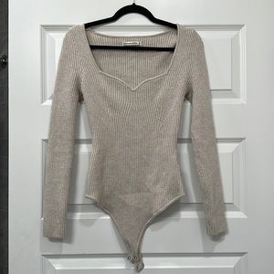 Abercrombie cream bodysuit